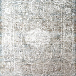 Dynamic Flare 14743-815 Beige/ivory/blue Area Rug
