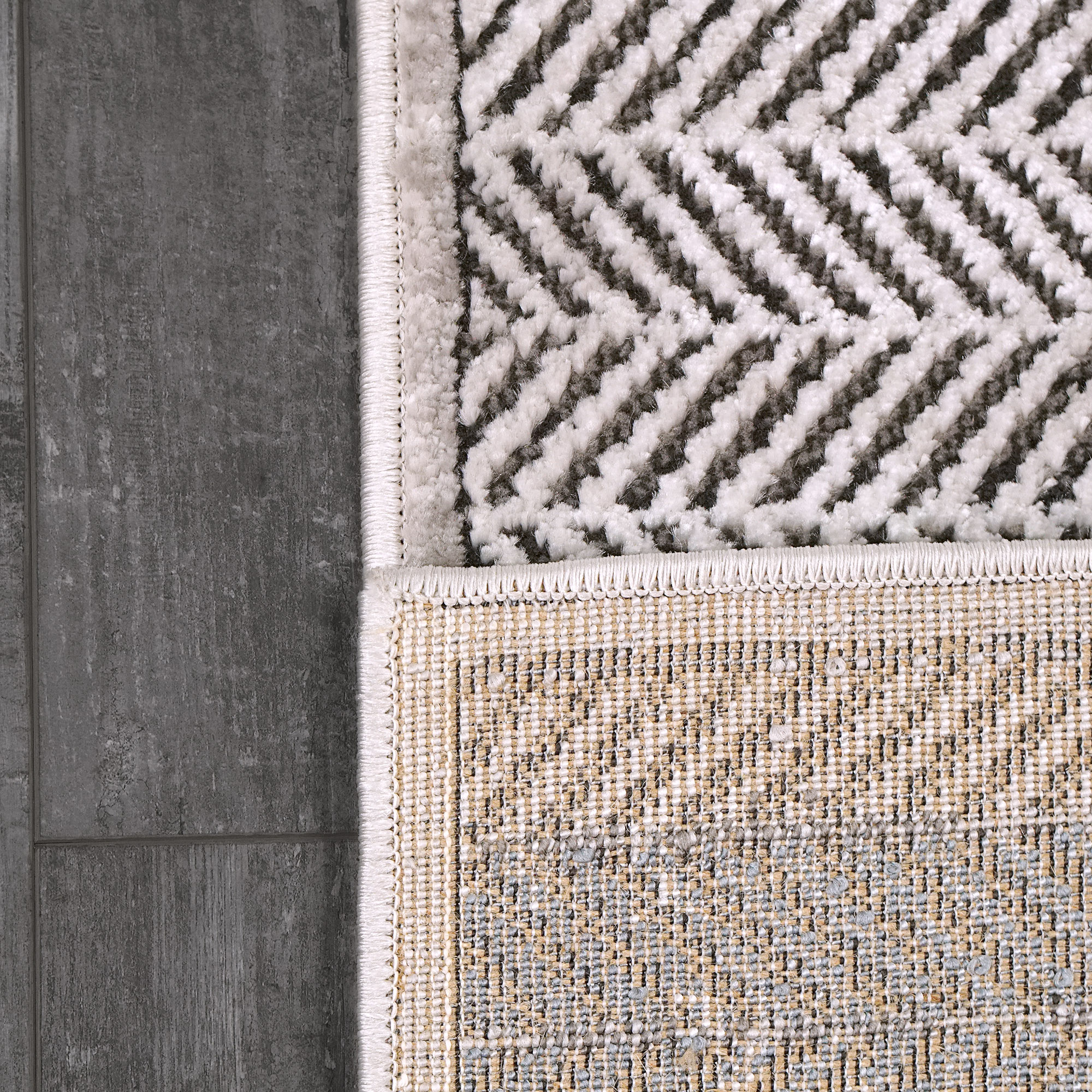 Dynamic Harlow 4809-905 Grey/blue Area Rug - Image 3