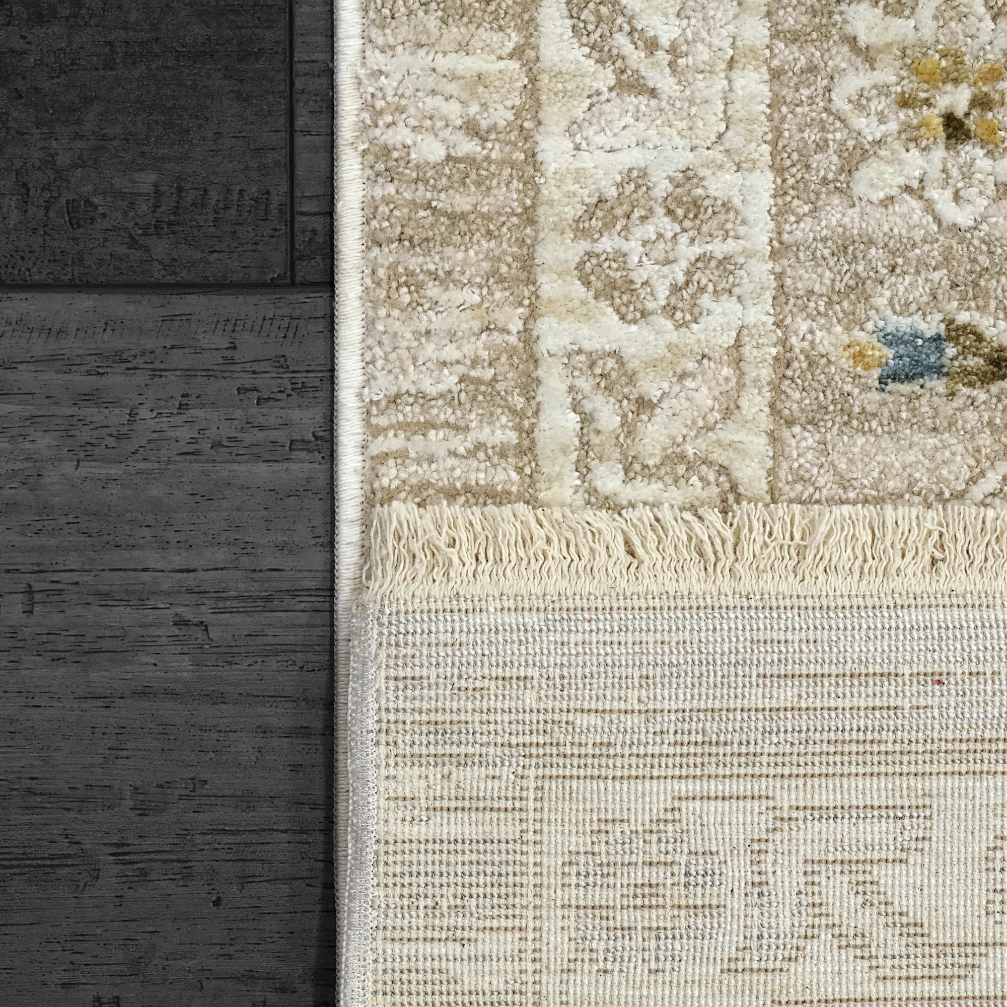 Dynamic Hudson 1451-880 Beige/dark Beige Area Rug - Image 3