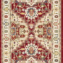 Dynamic Juno 6882-130 Ivory/red Area Rug