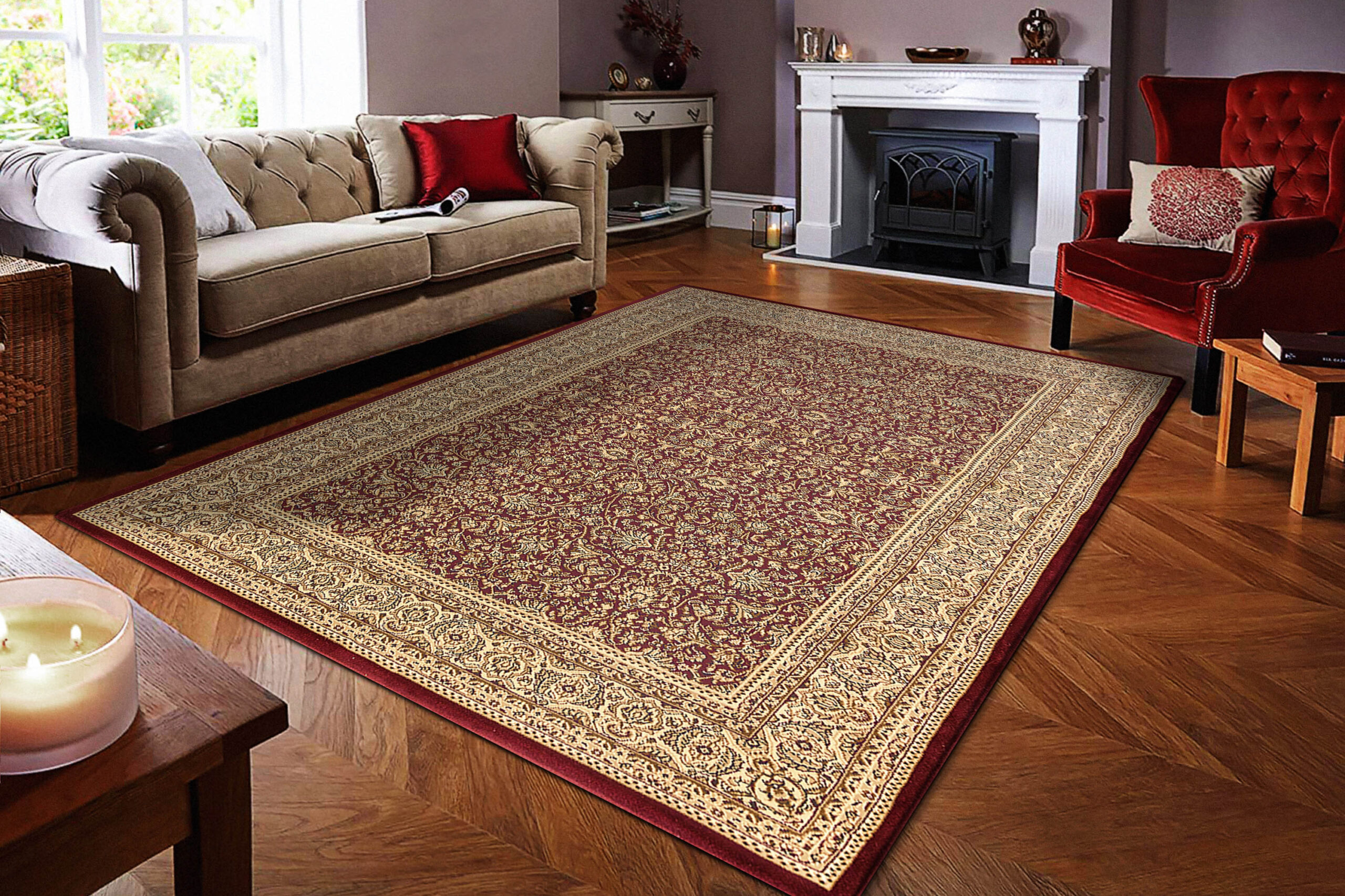 Dynamic Legacy 58004-300 Red Area Rug - Image 3