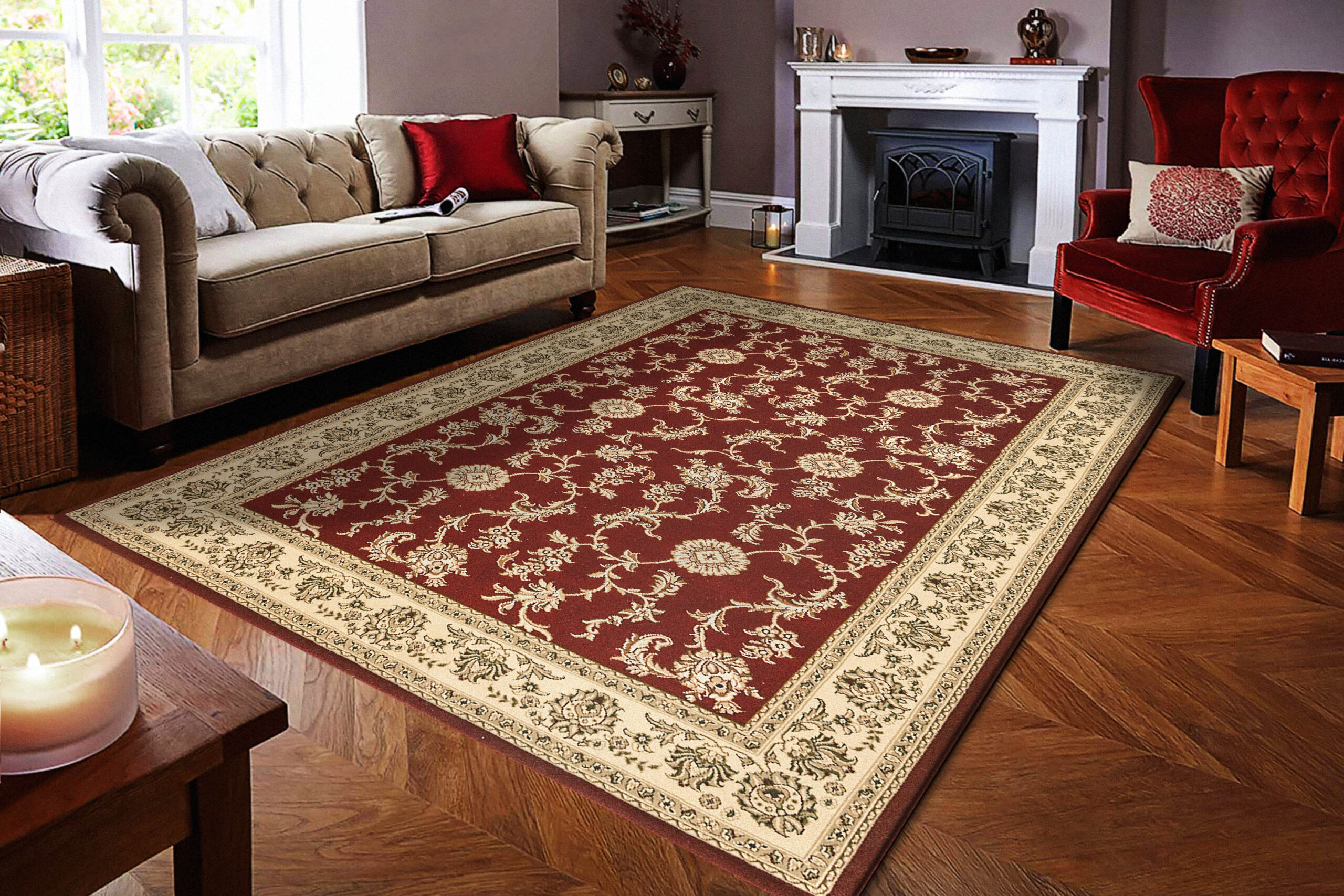 Dynamic Legacy 58017-330 Red Area Rug - Image 3