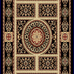 Dynamic Legacy 58021-090 Black Area Rug