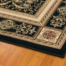 Alternative view of Dynamic Legacy 58021-090 Black Area Rug