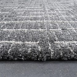 Alternative view of Dynamic Masai 14002-3121 Black/white Area Rug