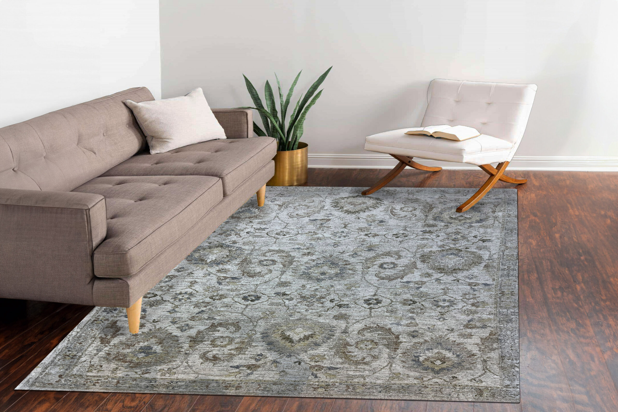 Dynamic Milano 12500-989 Grey/beige/dark Grey Area Rug - Image 2