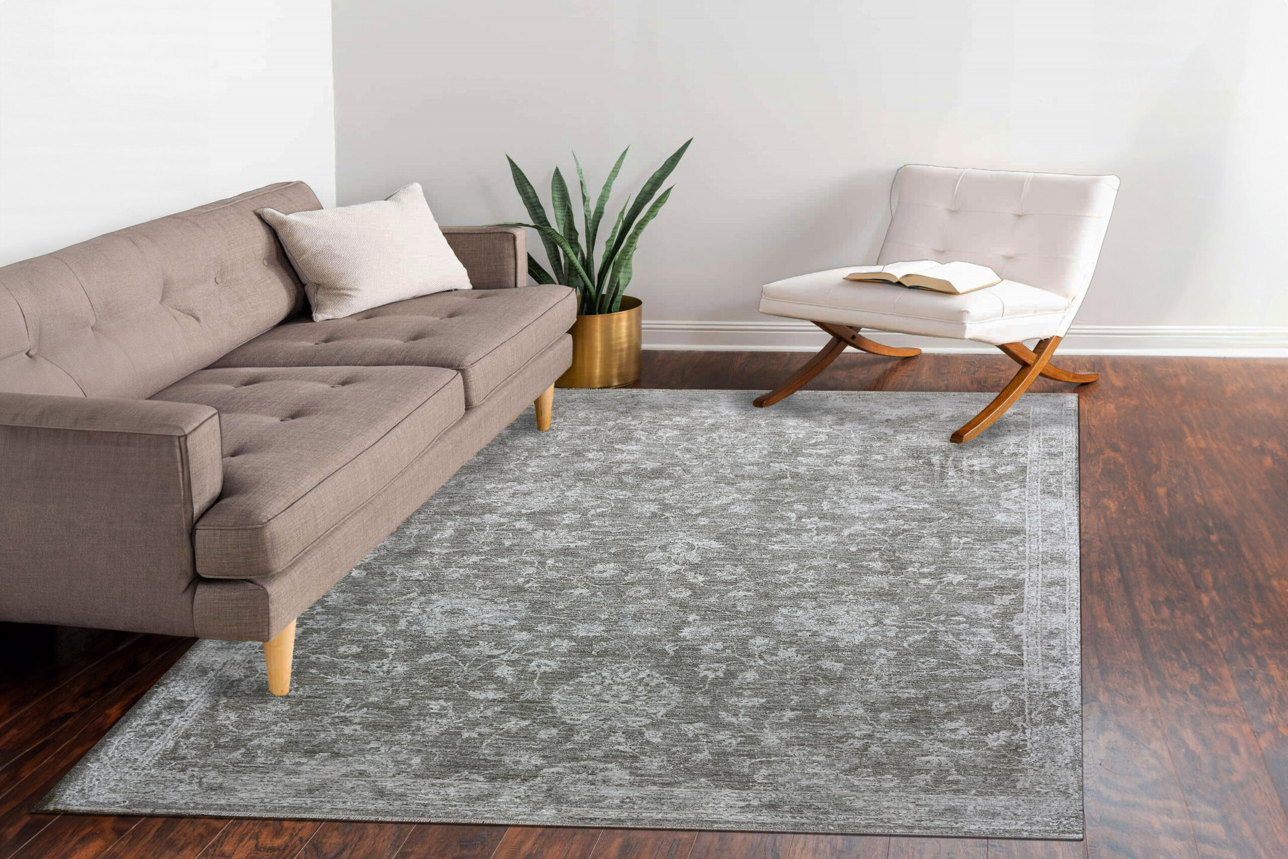 Dynamic Milano 12502-981 Light Grey/beige/ivory Area Rug - Image 2