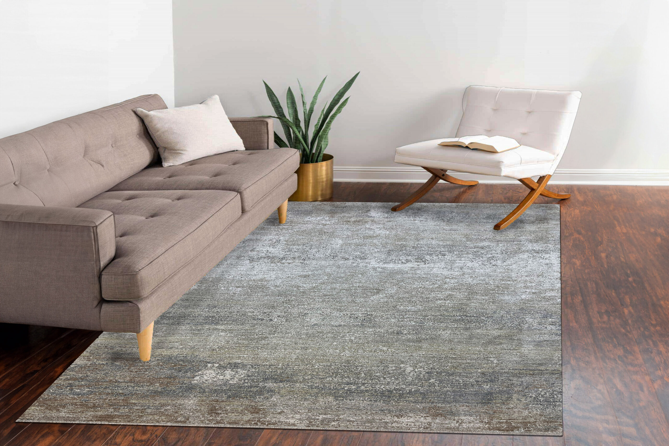 Dynamic Milano 12503-998 Light Grey/grey/beige Area Rug - Image 2
