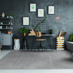 Alternative view of Dynamic Mysterio 12222-506 Dark Grey Area Rug
