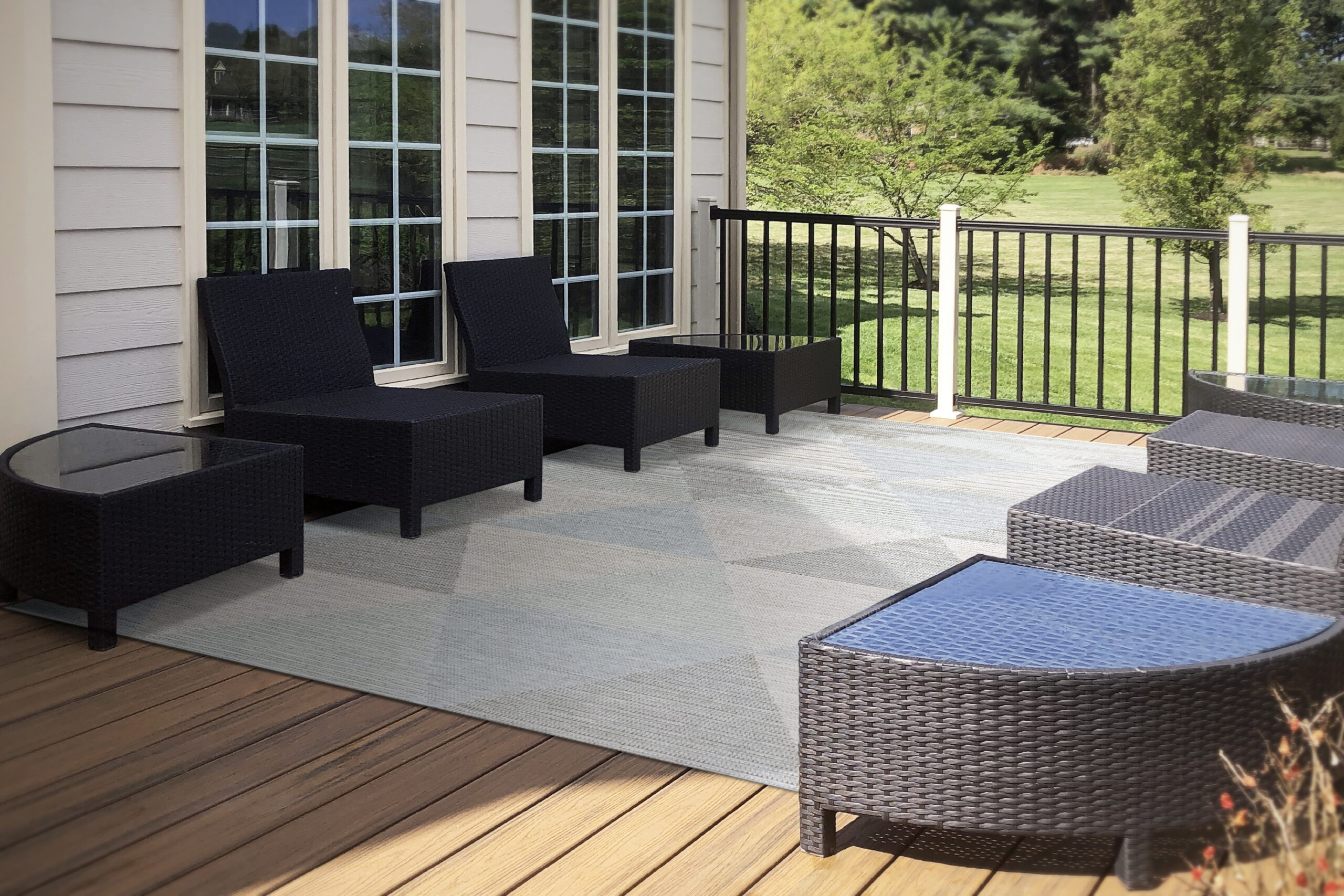 Dynamic Newport 96004-5002 Blue/ivory Area Rug - Image 4