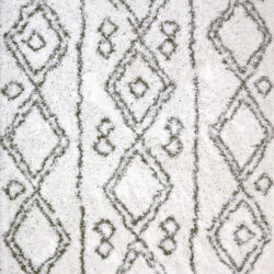 Dynamic Nordic 7434-100 White/silver Area Rug