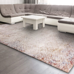 Alternative view of Dynamic Obsession 9532-130 Cream/red Area Rug