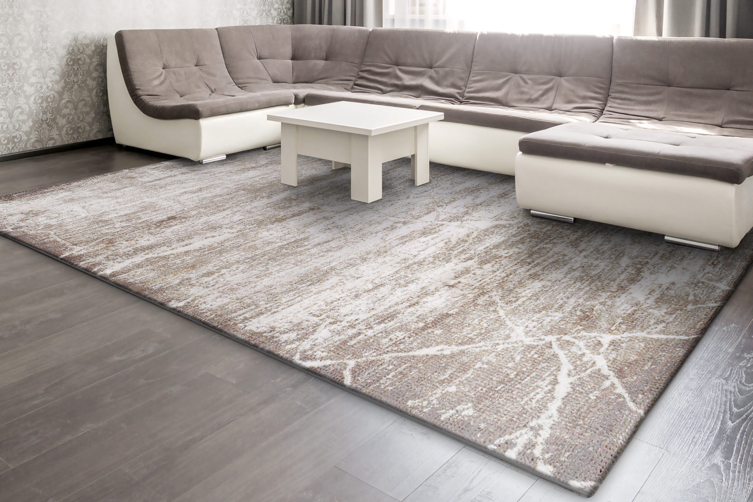 Dynamic Obsession 9536-180 Cream/beige Area Rug - Image 2