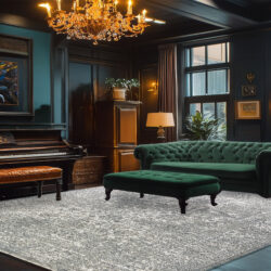 Alternative view of Dynamic Olivia 12731-919 Grey/light Grey Area Rug