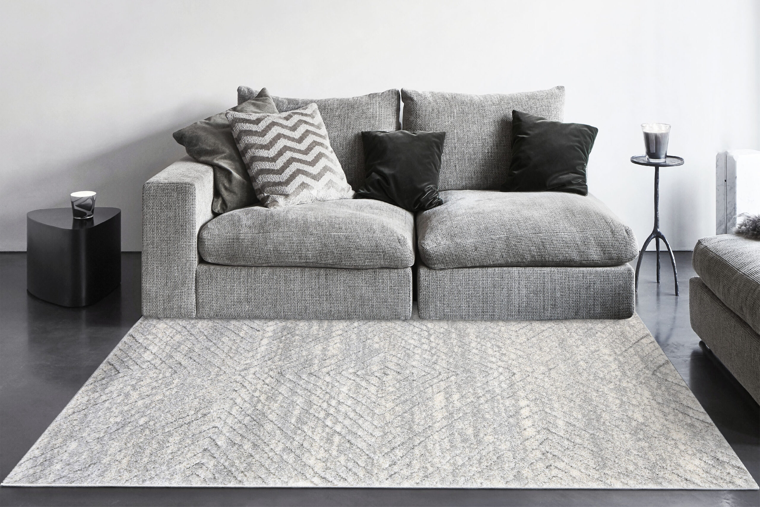 Dynamic Pike 11200-990 Grey/dark Grey Area Rug - Image 2