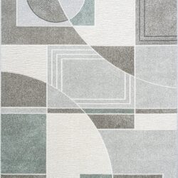 Dynamic Polaris 46012-6141 Ivory/grey/teal Area Rug