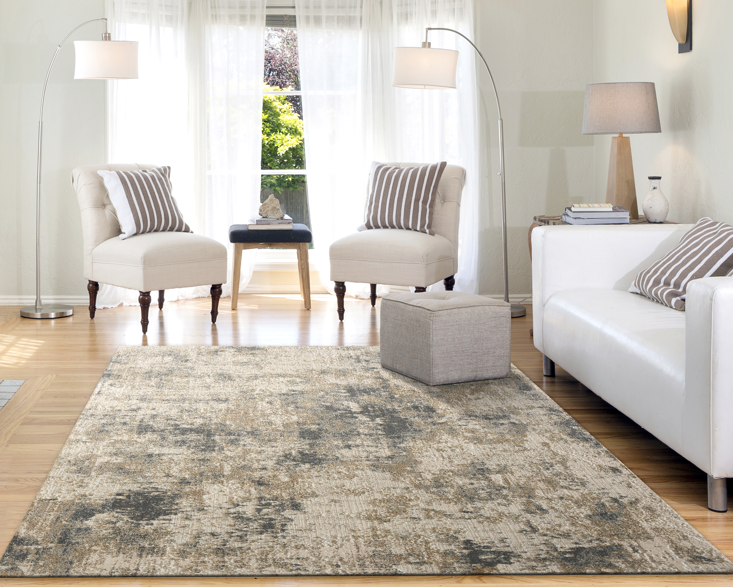 Dynamic Quartz 27031-180 Beige/grey Area Rug - Image 3