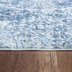 Alternative view of Dynamic Quartz 27040-500 Ivory/blue Area Rug