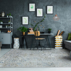 Alternative view of Dynamic Reha 1062-185 Cream/beige/blue Area Rug