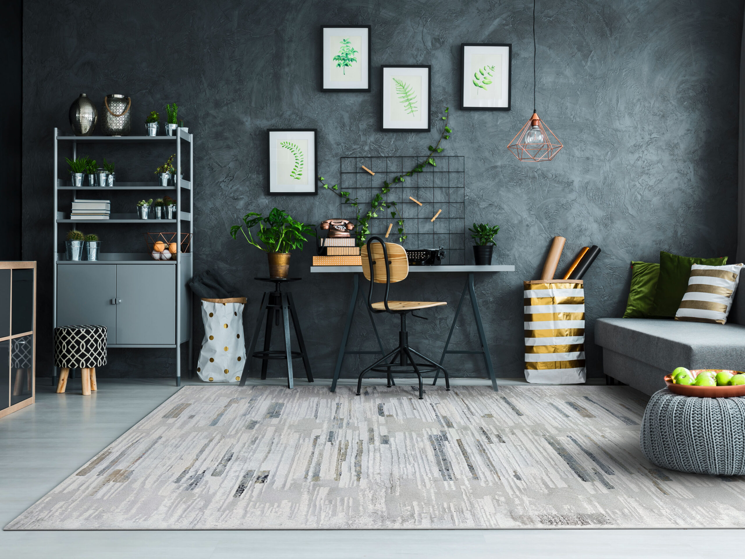 Dynamic Reha 1064-190 Cream/grey Area Rug - Image 2