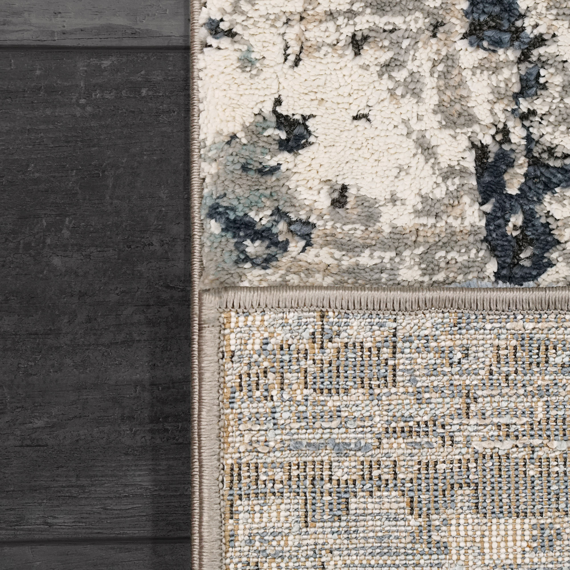 Dynamic Riley 6031-905 Grey/blue Area Rug - Image 3