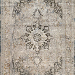 Dynamic Ruby 2185-197 Ivory/grey/gold Area Rug