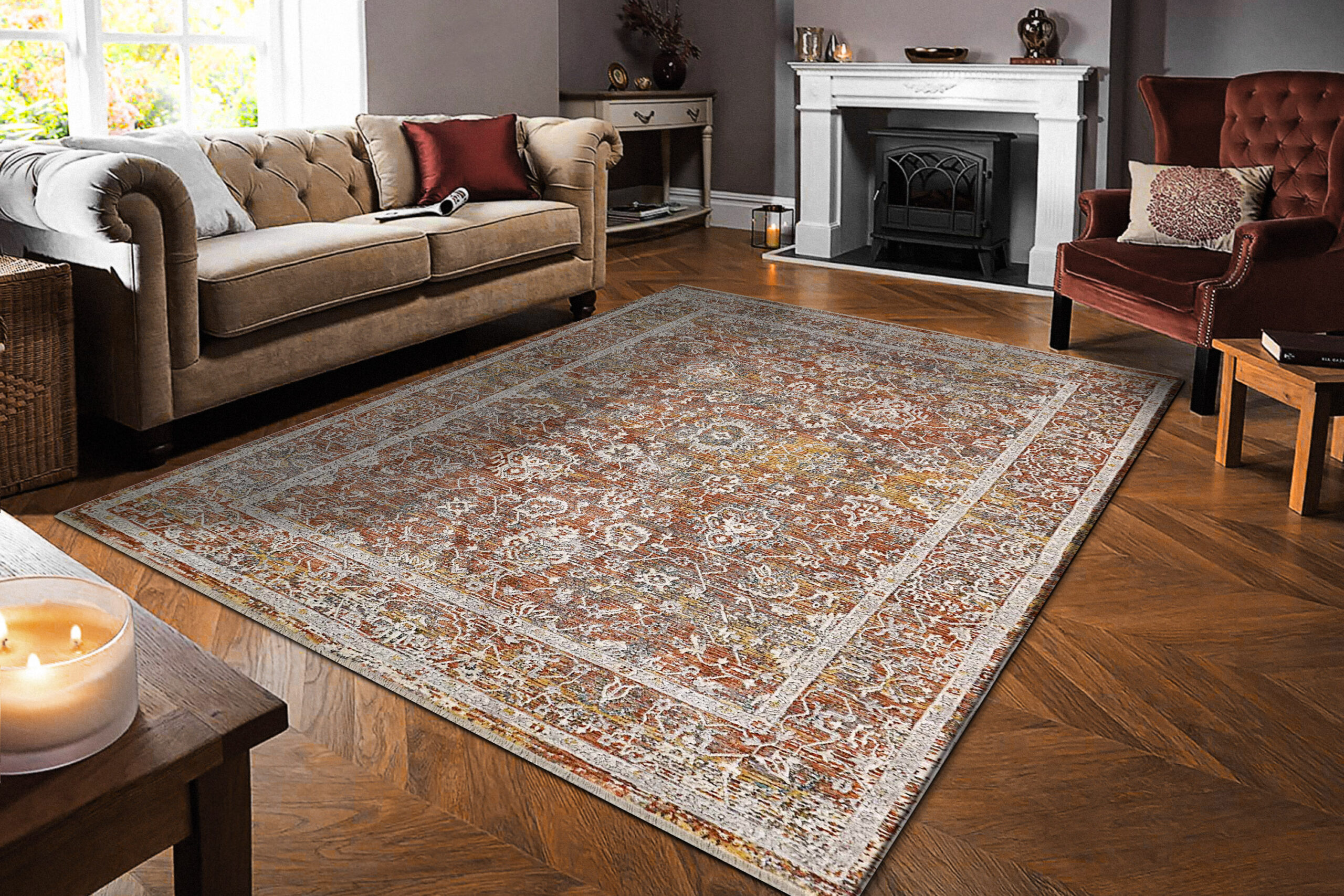 Dynamic Skyler 6713-699 Copper/multi Area Rug - Image 4