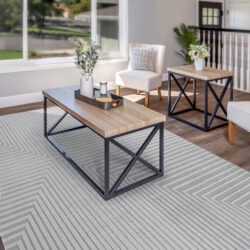 Alternative view of Dynamic Timeless 6923-900 Grey Area Rug