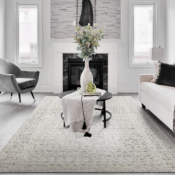 Alternative view of Dynamic Vigo 2048-891 Taupe/charcoal/ivory Area Rug