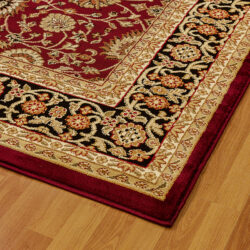 Alternative view of Dynamic Yazd 2803-390 Red/black Area Rug