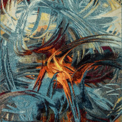 Dynamic Zodiac 6622-536 Blue/multi Area Rug
