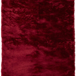 Feizy Indochine Modern Solid 4550F Red/Purple Area Rug