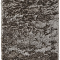 Feizy Indochine Modern Solid 4550F Gray/Black Area Rug
