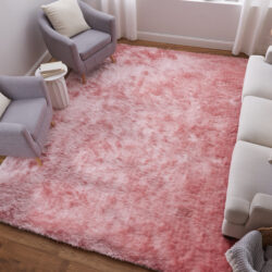 Alternative view of Feizy Indochine Modern Solid 4550F Pink Area Rug