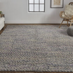 Alternative view of Feizy Berkeley Transitional Abstract 0821F Purple/Taupe/Gray Area Rug