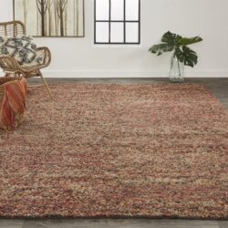 Alternative view of Feizy Berkeley Transitional Abstract 0821F Brown/Orange/Red Area Rug