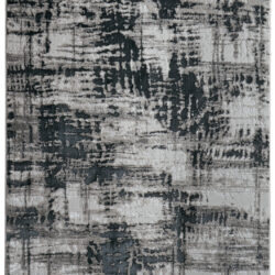 Feizy Micah Modern Abstract 3339F Black/White/Gray Area Rug