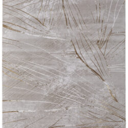 Feizy Waldor Modern Abstract 39NBF Taupe/Brown/Silver Area Rug