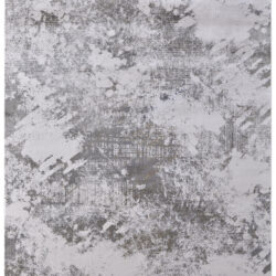 Feizy Waldor Modern Abstract 39NDF Gray/Silver/Taupe Area Rug