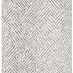 Feizy Enzo Transitional Geometric 8737F Tan/Ivory Area Rug