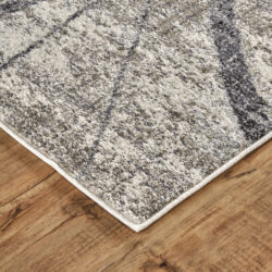 Alternative view of Feizy Kano Transitional Abstract 3877F Taupe/Gray/Ivory Area Rug