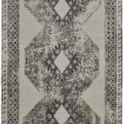 Feizy Kano Transitional Distressed 39LJF Ivory/Taupe/Gray Area Rug