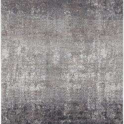 Feizy Cadiz Modern Abstract 39FWF Gray/Black/Silver Area Rug