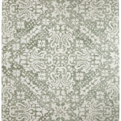 Feizy Belfort Traditional Floral & Botanical 8A28F Ivory/Green Area Rug