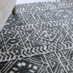 Alternative view of Feizy Colton Modern Southwestern 8627F Gray/Black/Ivory Area Rug