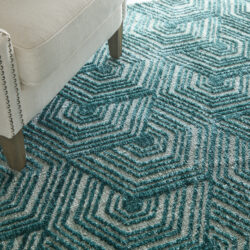 Alternative view of Feizy Colton Modern Geometric 8A57F Blue Area Rug