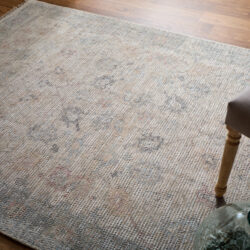 Alternative view of Feizy Caldwell Transitional Floral & Botanical 8976F Ivory/Tan/Blue Area Rug