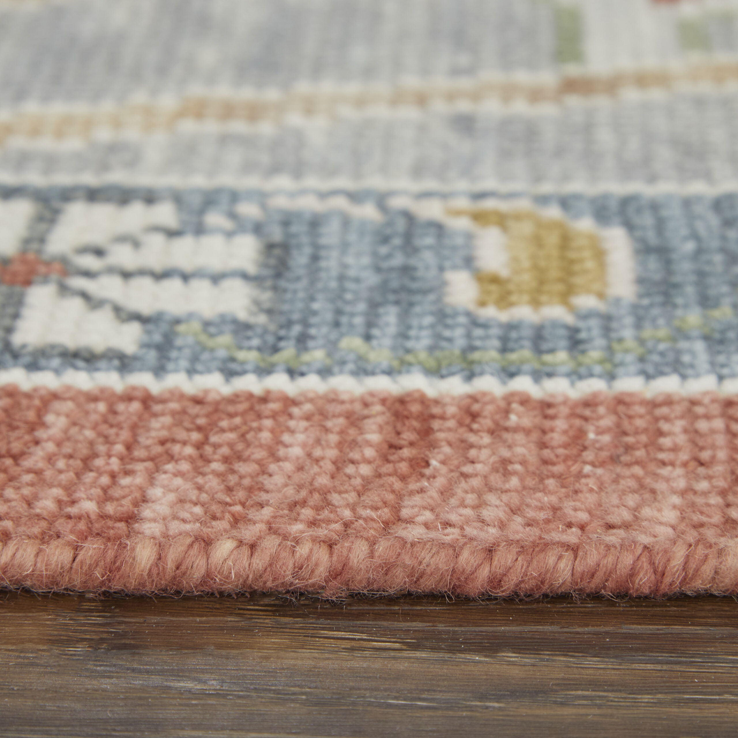 Feizy Karina Transitional Floral & Botanical 69G4F Red/Gray/Ivory Area Rug - Image 5
