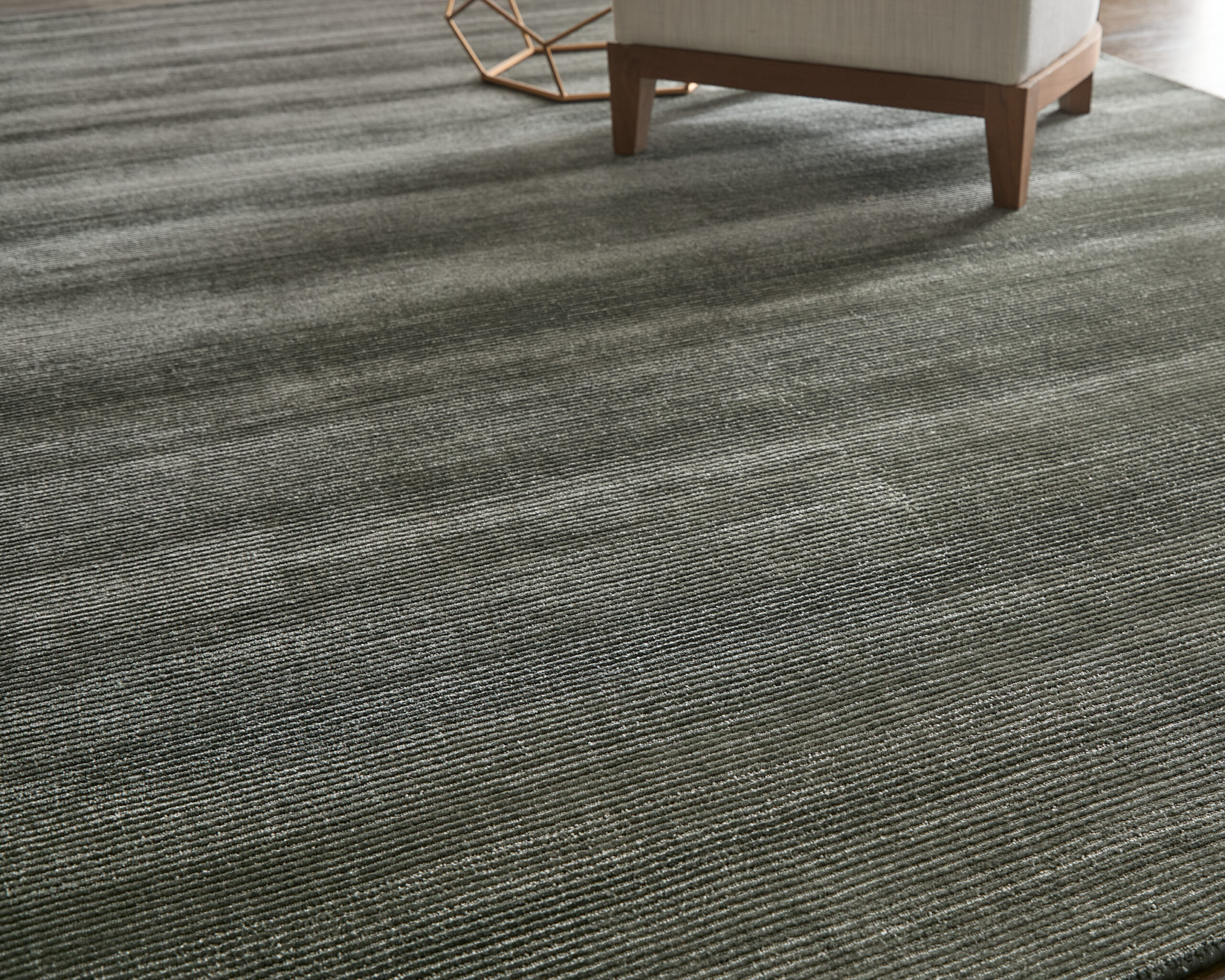 Feizy Abbott Modern Solid 8A24F Black Area Rug - Image 2