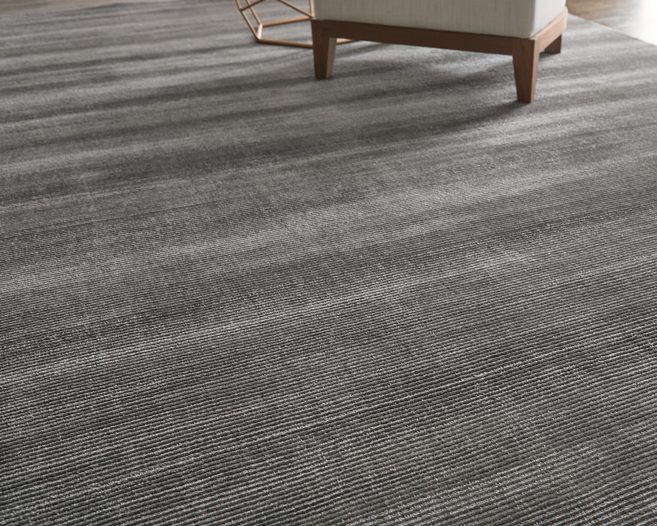 Feizy Abbott Modern Solid 8A24F Gray Area Rug - Image 2